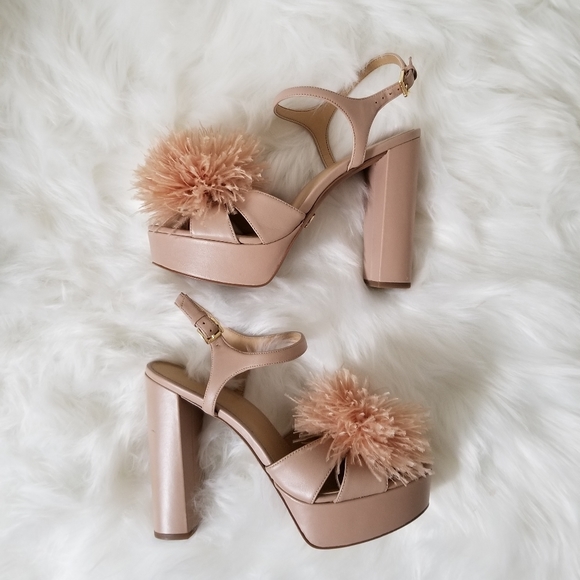 Michaels Kors Fara heels feather sandals - Picture 4 of 8